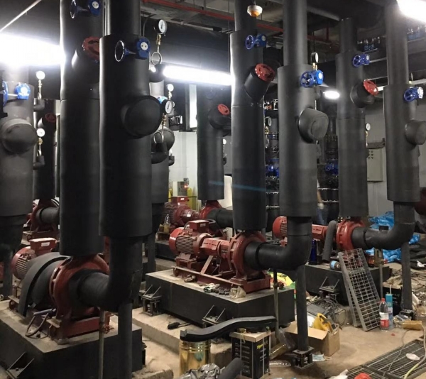 中央空調管保溫橡塑棉施工